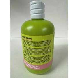 DevaCurl No-Poo Blue Anti Brass Toning Cleanser 12 fl oz For Color Treated Curl