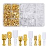 Flat Terminals, Crimp Terminals, Male, Female, 315 Pieces, Brass, Insulation