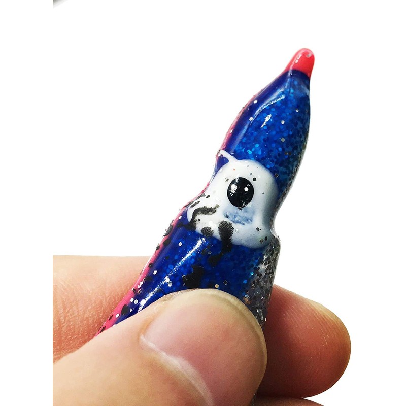 ANCLLO 30 Pieces Multicolor Soft Octopus Lures Squid Rock Baits