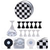 BIUDECO 1set Nail Art Practice Holder Base and Pieces for