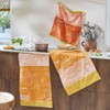 Coucke Square Terry Cloth Printed Cotton 50 x 50 cm