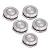 5Pcs Momentary Push Button Switch Metal Auto Reset Ultra Thin