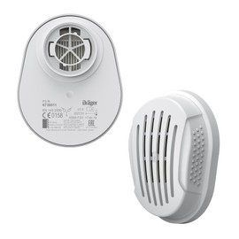 Dräger X-plore Bayonet Particle Filter P3 R with Housing for Aerosols/Particles | 1 Pair | Replacement Filter for Full and Half Masks X-plore 3300, 3500 and 5500