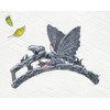 Taiwan Decorative Aluminum Wall Mounted Butterfly with a Frog Garden