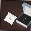 CAXUSD Ring Bearer Basket Embroidery Accessories Engagement Ring Pillow Pearl