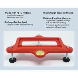 Adjustable Alignment & Leveling Stand for Flightscope Mevo Plus (Mevo+) 2023 Edition (Black)