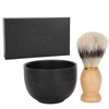 2pcs / Set Shaving Soap Bowl Shaving Brush Beard Brush