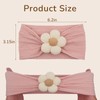 Dresyu Baby Flower Headbands Baby Girls Nylon Headband Soft Stretchy