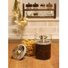 Airtight Glass Canister Storage Container Air Reducer Slim Medium 900cc