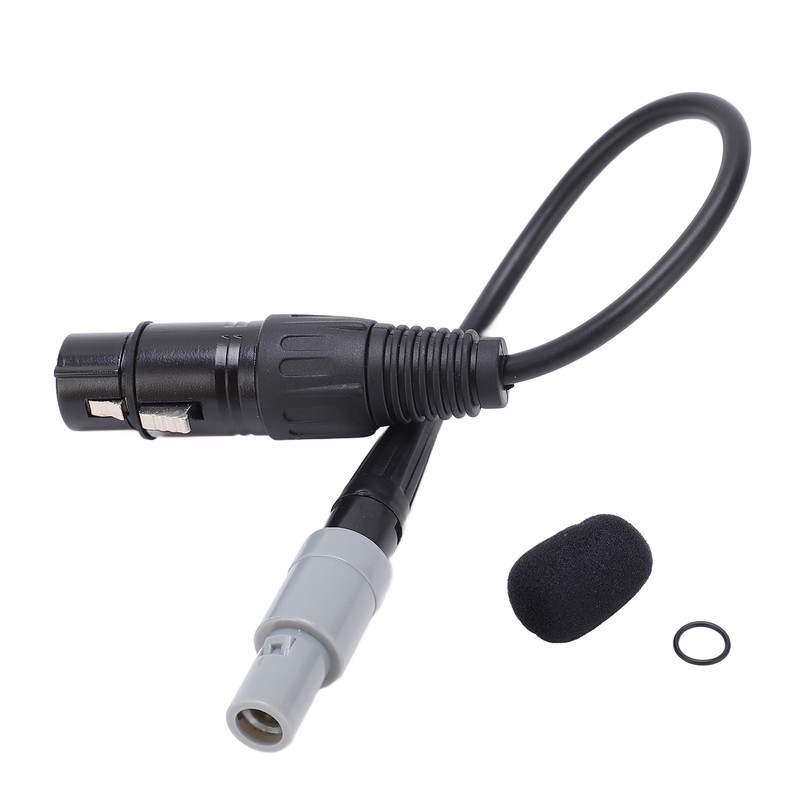 Aviation Headset Adapter 6pin LEMO to 5pin XLR High Density