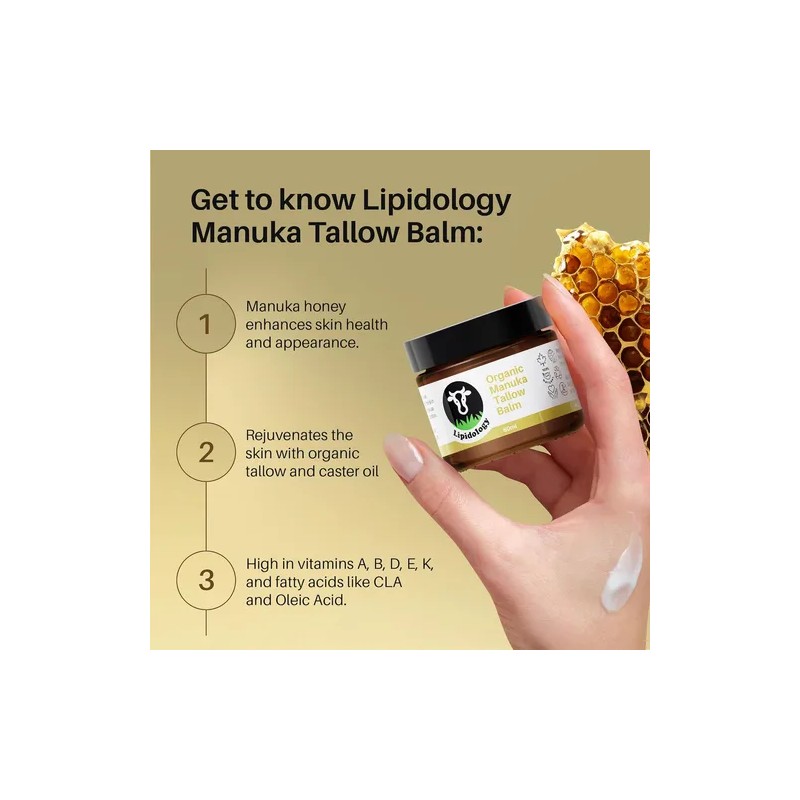 Lipidology Manuka, Crema Facial Y Corporal, 2.0 Fl Oz