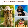PETAXCELL Dog Cowboy Hat, Mini Cowboy Hat for Pet with