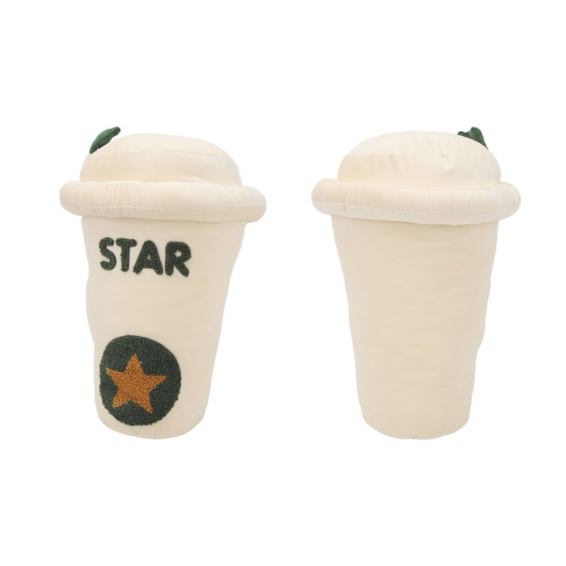 35cm Soft Plush Pillow Toy Cute Coffee Cup Shaped Stuffed