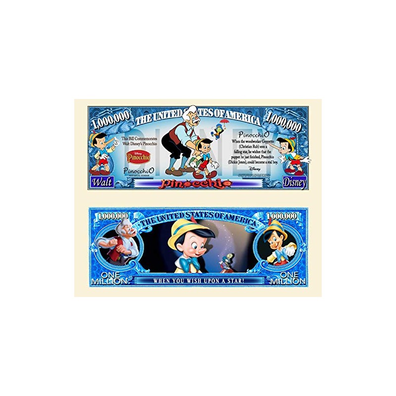 Anime Source Pinocchio Wish Upon A Star Cartoon Character Commemorative