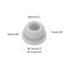sourcing map 20Pcs Snap Rubber Grommet Plug Mount Dia 7.5mm