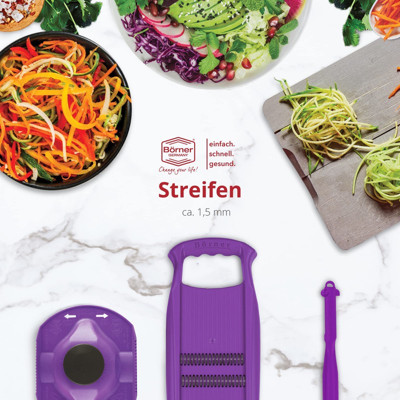 Börner Original Roko Powerline - Vegetable and Fruit Slicer Julienne