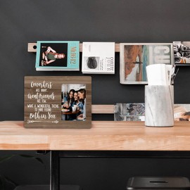 FONDCANYON Coworkers Are Many Great Friends Are Few Coworker Leaving Picture Photo Frame, Colleague Goodbye Farewell Picture Frames, Retirement Gift, Going Away Gifts For Coworkers(4x6 Inch Photo)