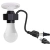 3 in 1 Outlet Light Socket Adapter,E26/E27 Bulb Socket to