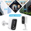 Wireless Solar Security Camera, Waterproof, 4MP Solar Powered, AI Motion