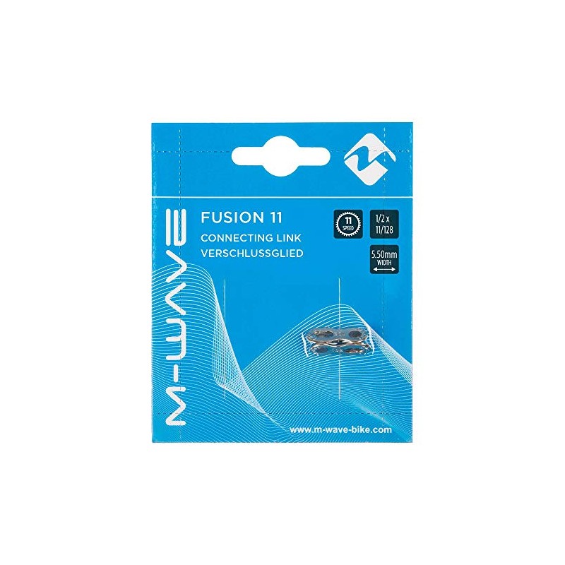 M-Wave Unisex - Adult Fusion Chain Clasp, Silver, 11 Way