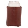 Full Grain Leather Needlepoint Can Coolers (Golden Retriever)
