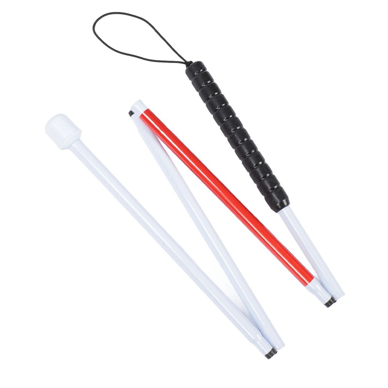 Blind Cane Anti Slip Folding Blind Cane Mobility Stick Aluminum
