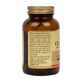 Solgar Natural Cranberry with Vitamin C 60 Vegi Capsules