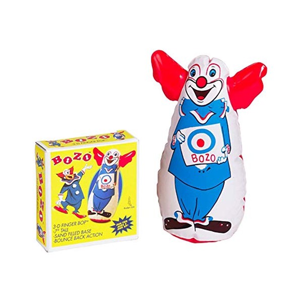 BOZO The Clown Inflatable 7" Bop Bag