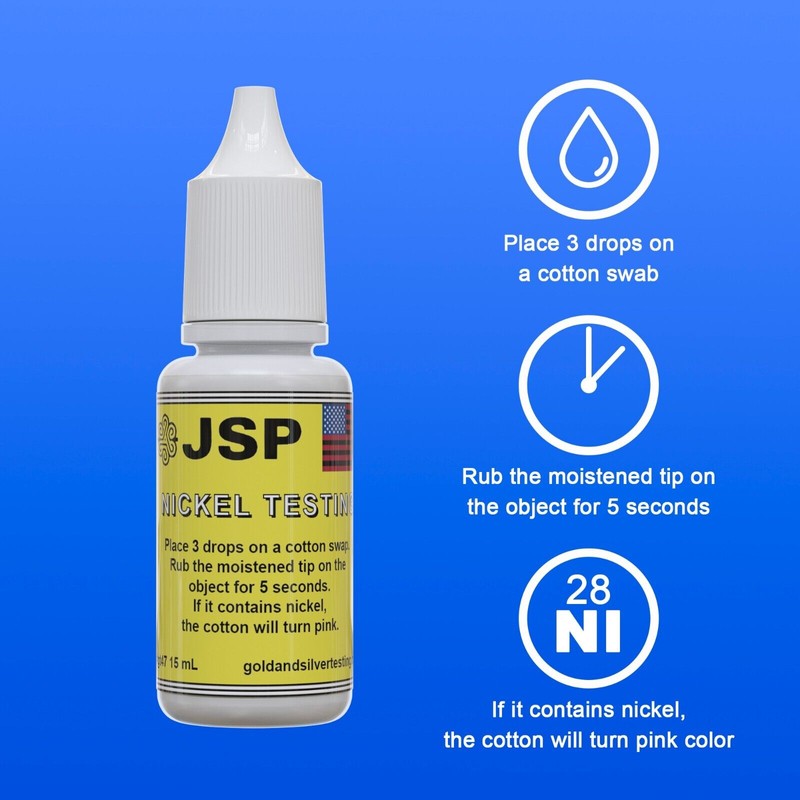 JSP Nickel Testing Solution & Tarn-Blok Anti Tarnish Seal Protect