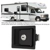 2 Pcs RV Handle Latch Carbon Steel Zinc Alloy Embedded