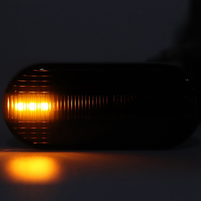 2Pcs LED Side Marker Lights Fender Turn Indicator Lamp Car