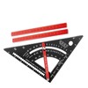 Ruler, 80° Angle Measuring 7 Inch Beam Square Aluminum Alloy