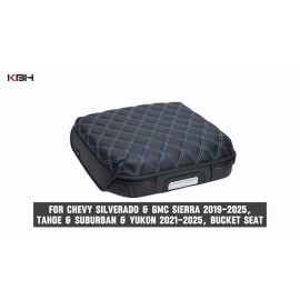 KBH Fit 2021-2025 Chevy Tahoe Center Console Lid Armrest Cushion Pad Protector Cover