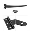 QWORK® 6Pcs T Hinges, Gate Hinges, Gate Hinges for Wooden