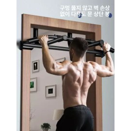 Wolba 퀴브 월바 척추 풀업 운동기구 필라테스 재활 [벽 천공형 블랙 천공형 고급 디자인 확대 강관] Quive Wall Bar Spine Pull-Up Exercise Equipment Pilates Rehabilitation [Wall-Mounted Black Premium Design Enlarged Steel Tube]