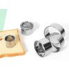 Selecto Bake 12 Piece Plain Round Cookie, Pastry Cutter Set