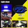 8PCS LED Forklift Light Blue Safety Light,Biqing 20W Warehouse Pedestrian