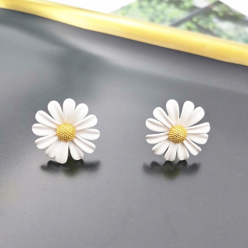 Sunflower Dresses for Women Daisy Earrings Daisy Flower Earrings Sunflower