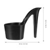 SUPVOX 4Pcs High Heel Shaped Planter: Unique Plastic Flower Pots