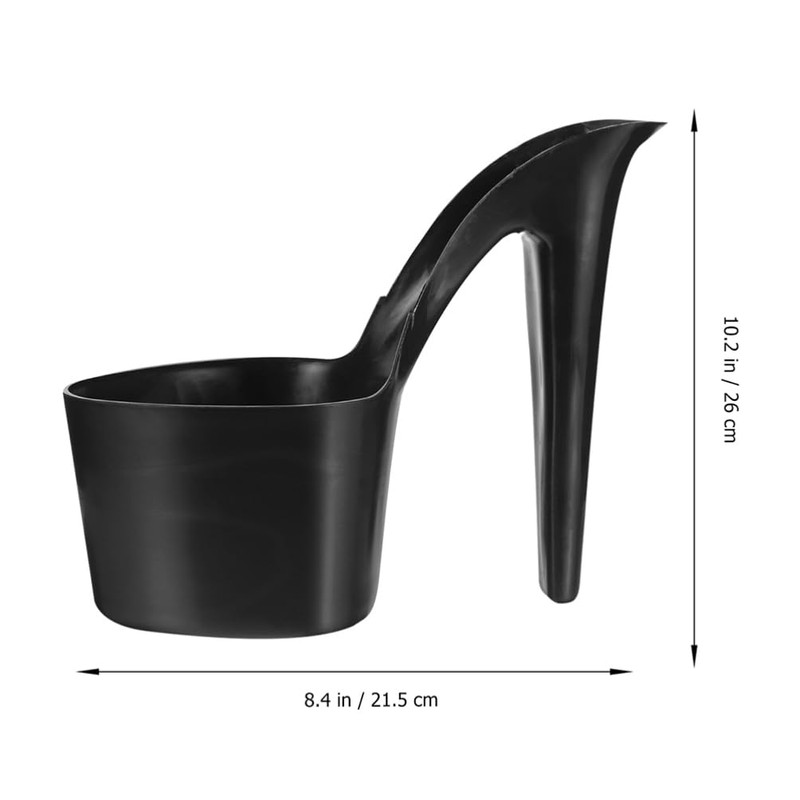 SUPVOX 4Pcs High Heel Shaped Planter: Unique Plastic Flower Pots