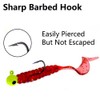 Fishing Soft Lures Set, 5.5cm Fishing Tackle 3.5g Jig Heads