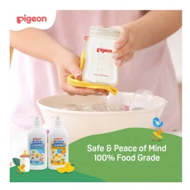 Pigeon Biodegradable Liquid Cleanser to Wash Baby Bottles, Teats, Accessories, Fruits & Vegetables, 650ml refill