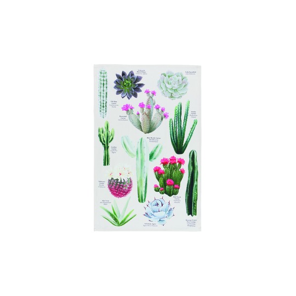 Now Designs Tea Towel Botanical Cacti