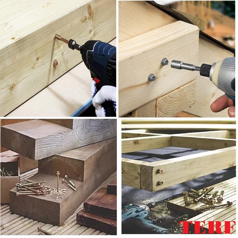 TERF® 6.0 X 25mm Advanced Turbo Coach Screws 6.0 X