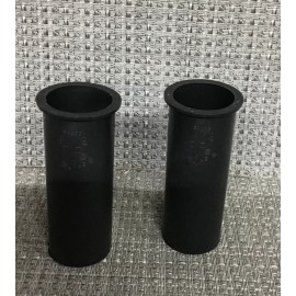 UPC 1-1/2 “X 4” Black Flanged Strainer Sink Drain Tailpiece Extension Tube Lot Of (2