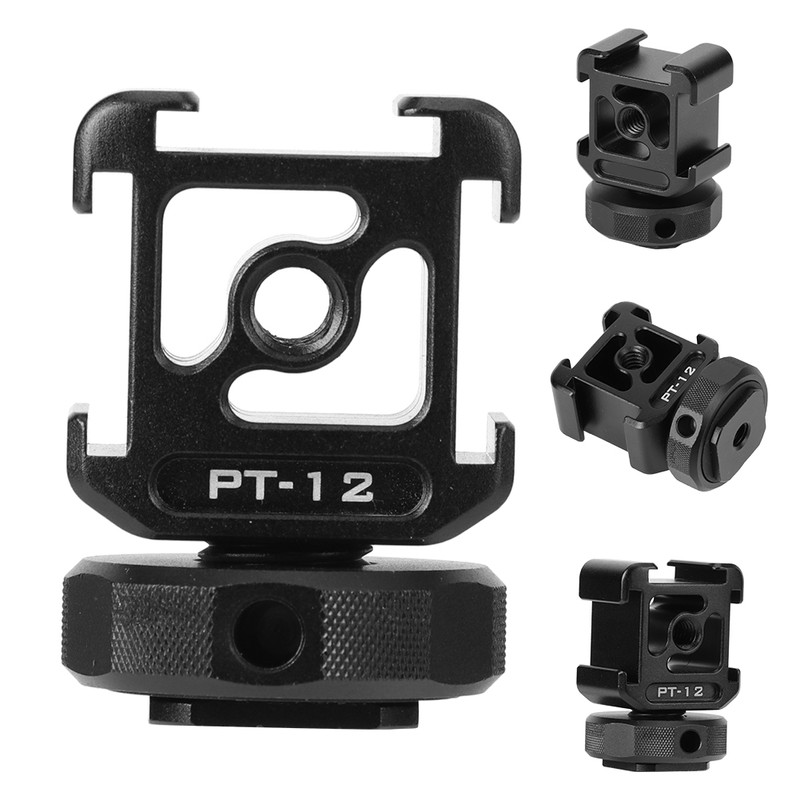 Ulanzi PT‑12 SLR Mirrorless Camera Three Heads Hot Shoe Cold
