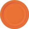 Unique 32252EU Eco-Friendly Paper Plates-23 cm-Orange Colour-16 Count (Pack of