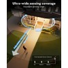 OPAXIS Motion Sensor Outdoor Wall Lights, Black Dusk to Dawn