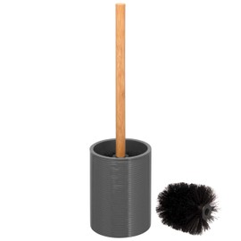 bremermann Segno Toilet Brush Made of Bamboo and Plastic // Toilet Brush // Toilet Brush (Grey)