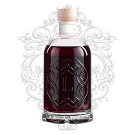 Logevy Firenze 1965 Rosso Perverso – Perverse Red Luxury Home Fragrance Diffuser from Master Perfumer in Italy with Floral & Fruity Notes in Elegant Glass Bottle with 12 Natural Bamboo Reeds – 500ml